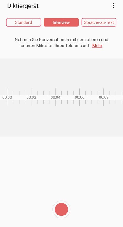 Rohzustand der App